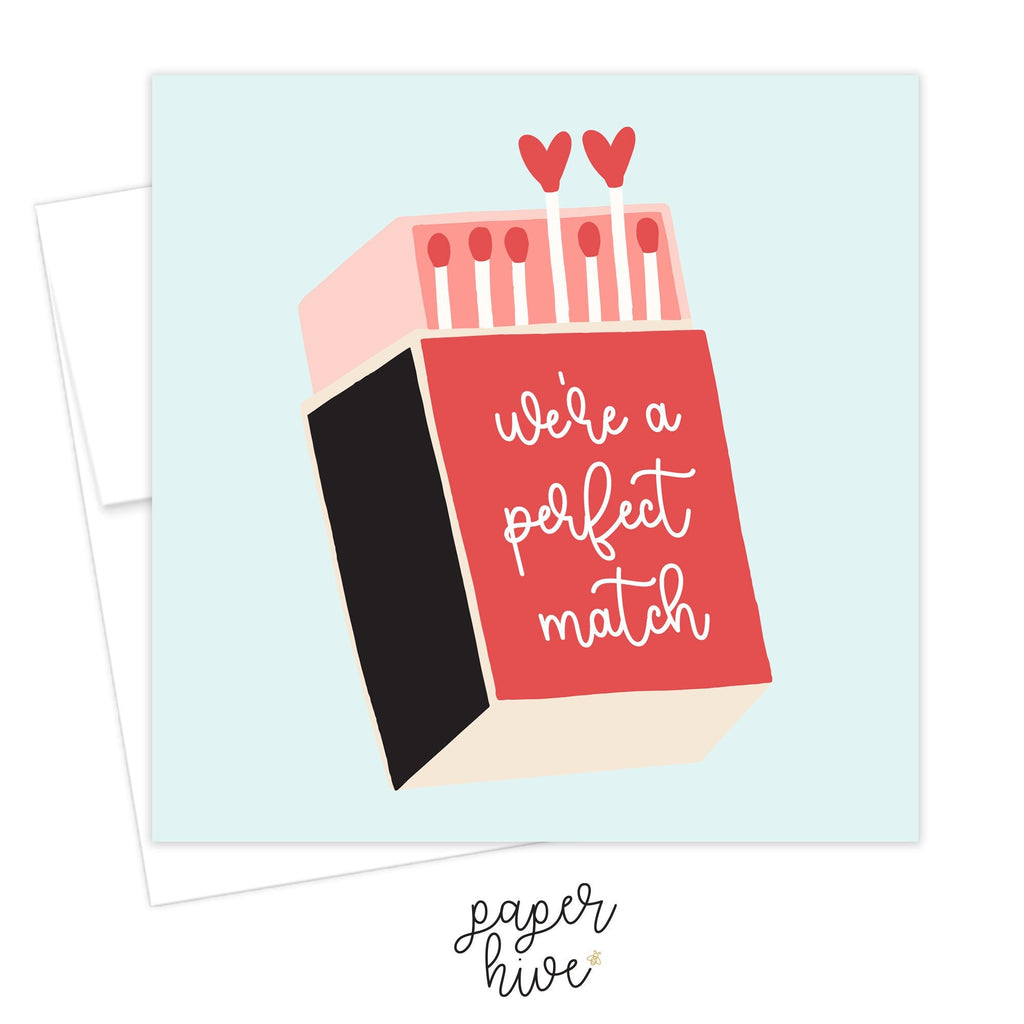 perfect match greeting card