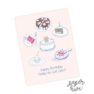 cakes galore birthday card