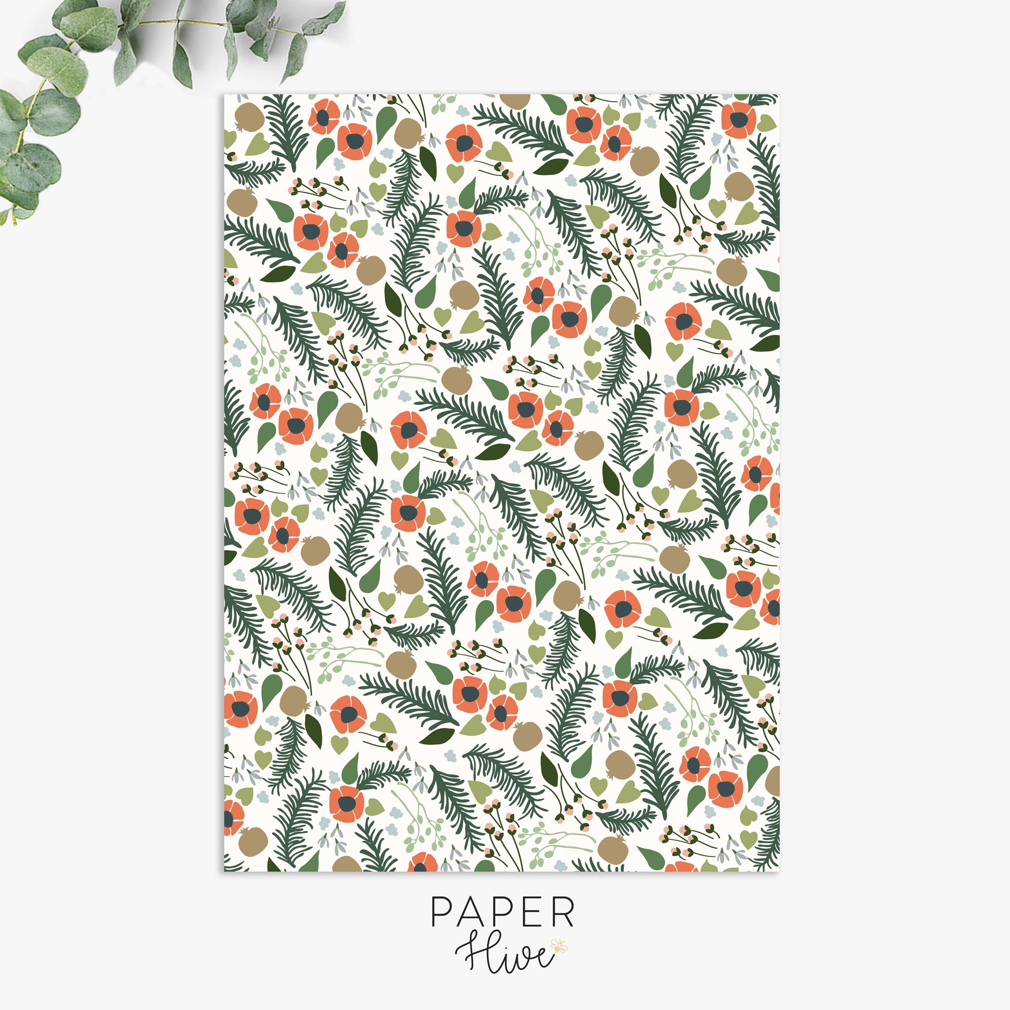 floral baby shower invitations