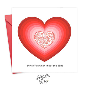 Personalized love card