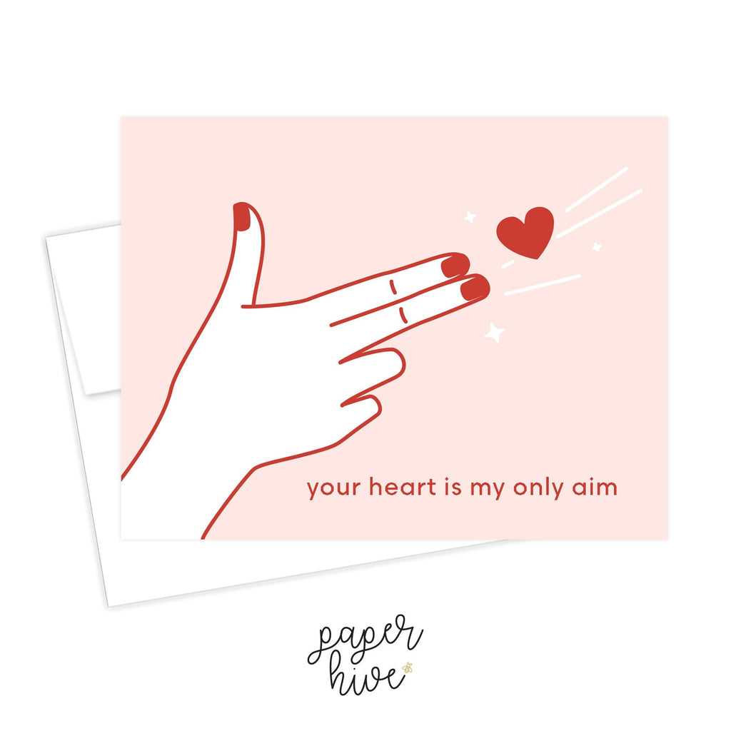 Minimalist love card