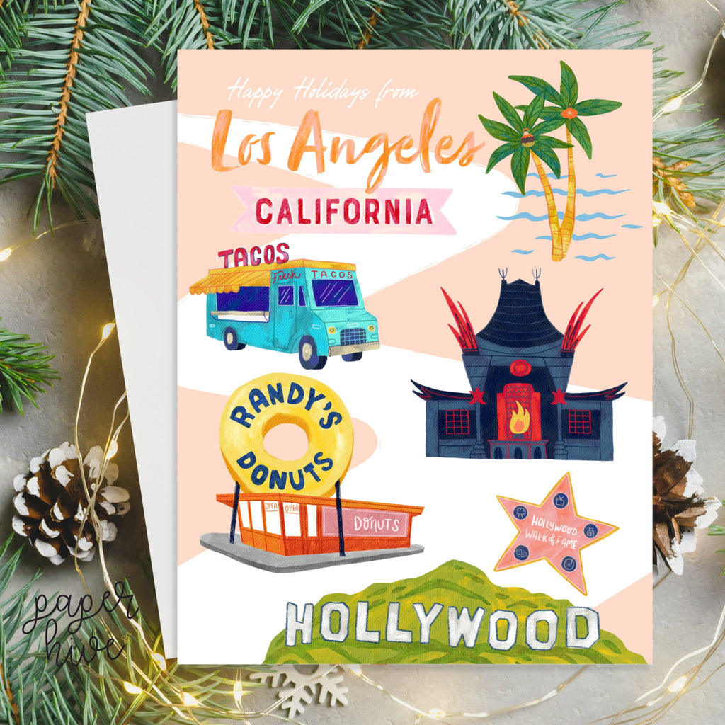Los Angeles holiday cards